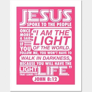 John 8:12 Posters and Art